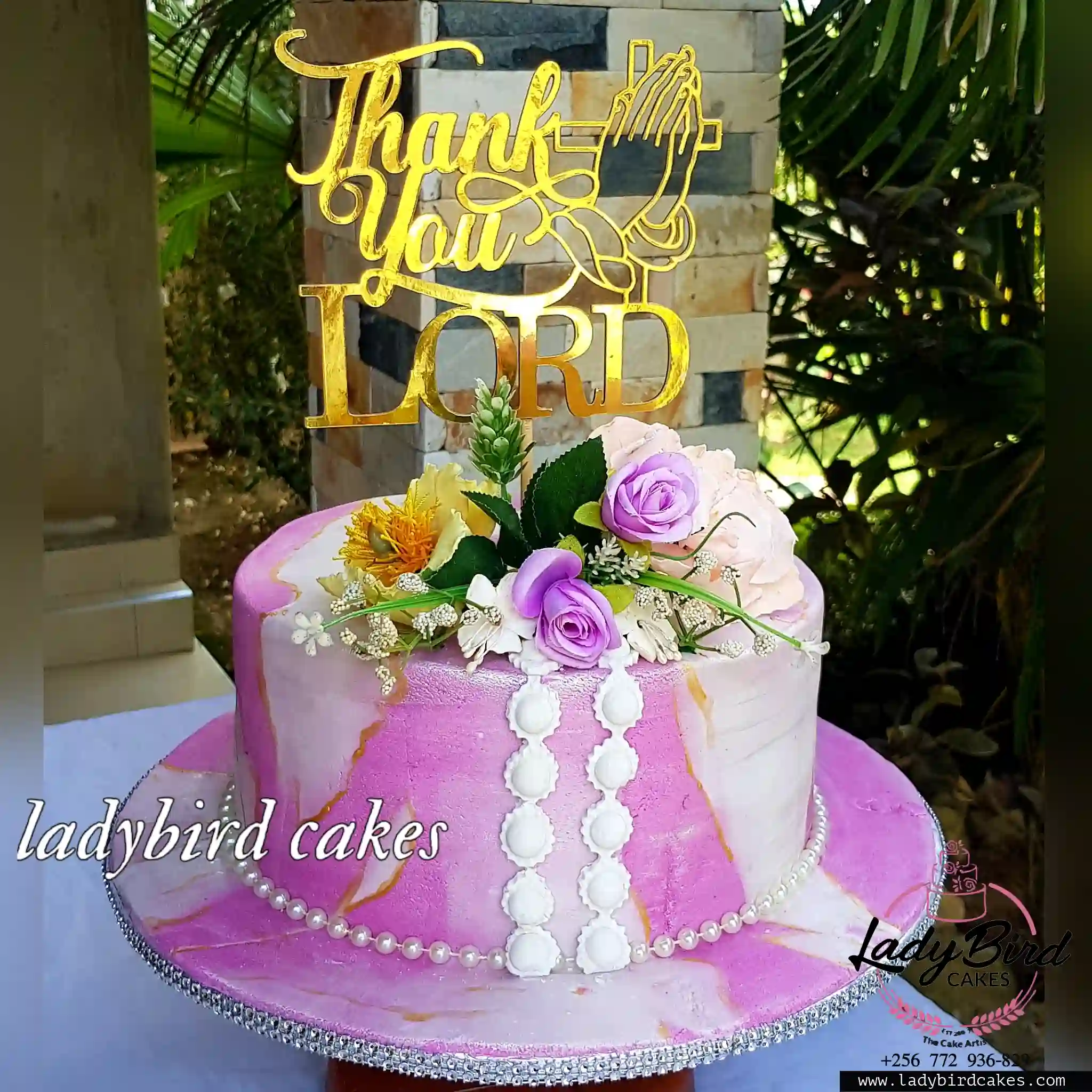 This is a custom cake of Ladybird Cakes Uganda