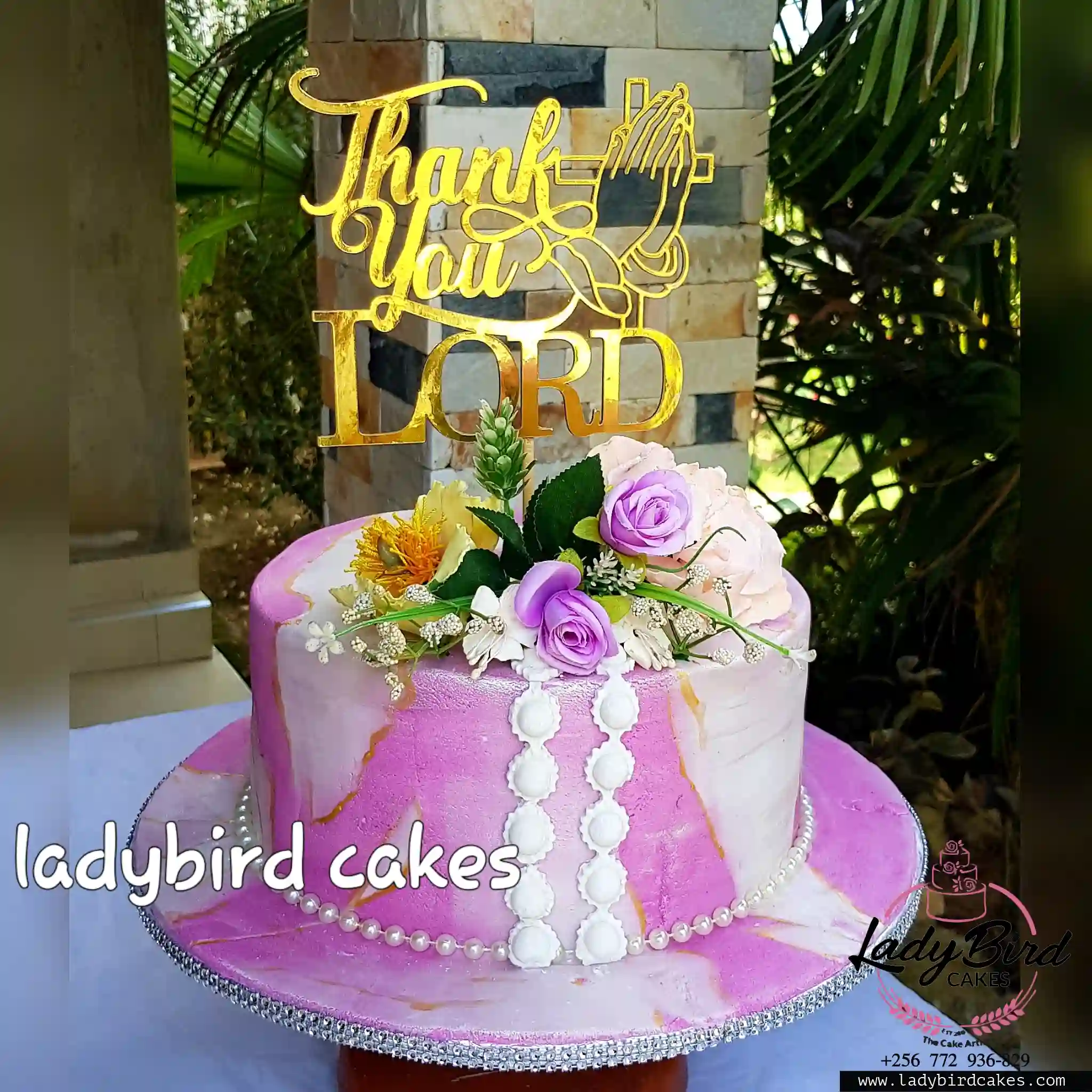 This is a custom cake of Ladybird Cakes Uganda