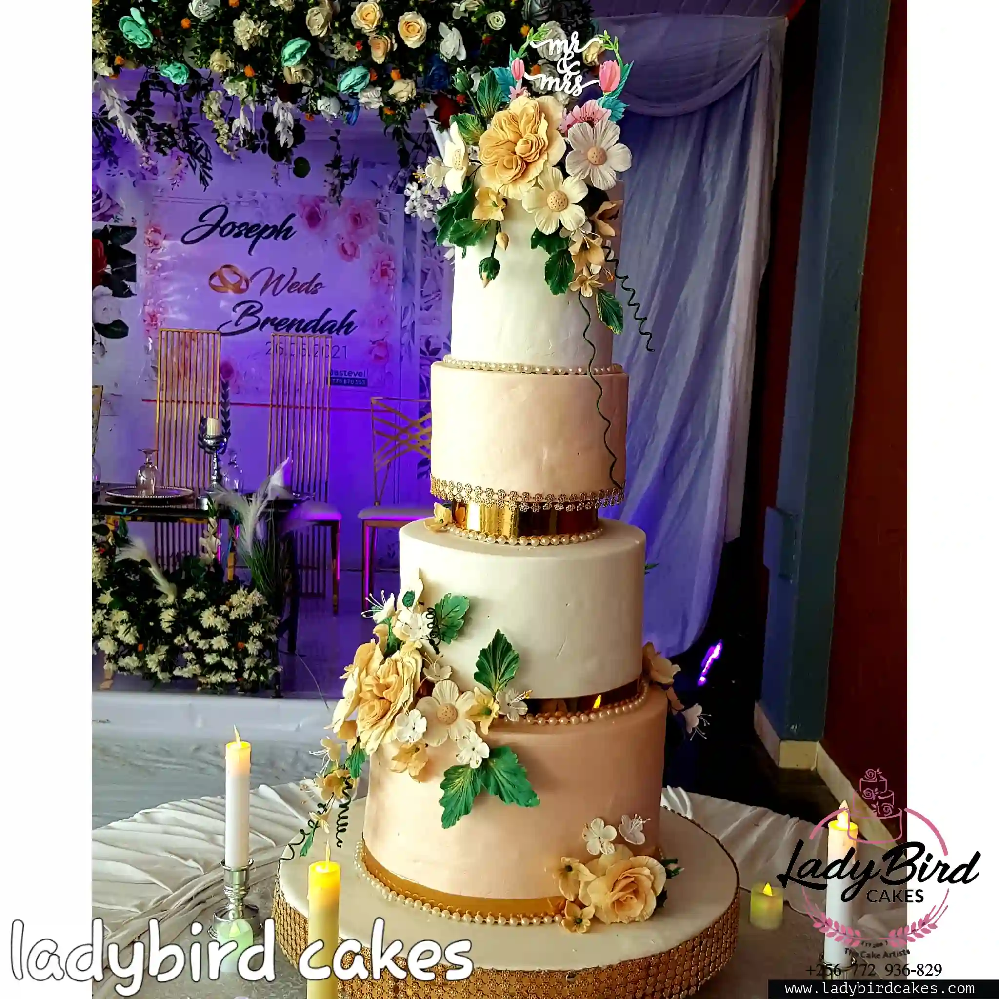 This is a custom cake of Ladybird Cakes Uganda