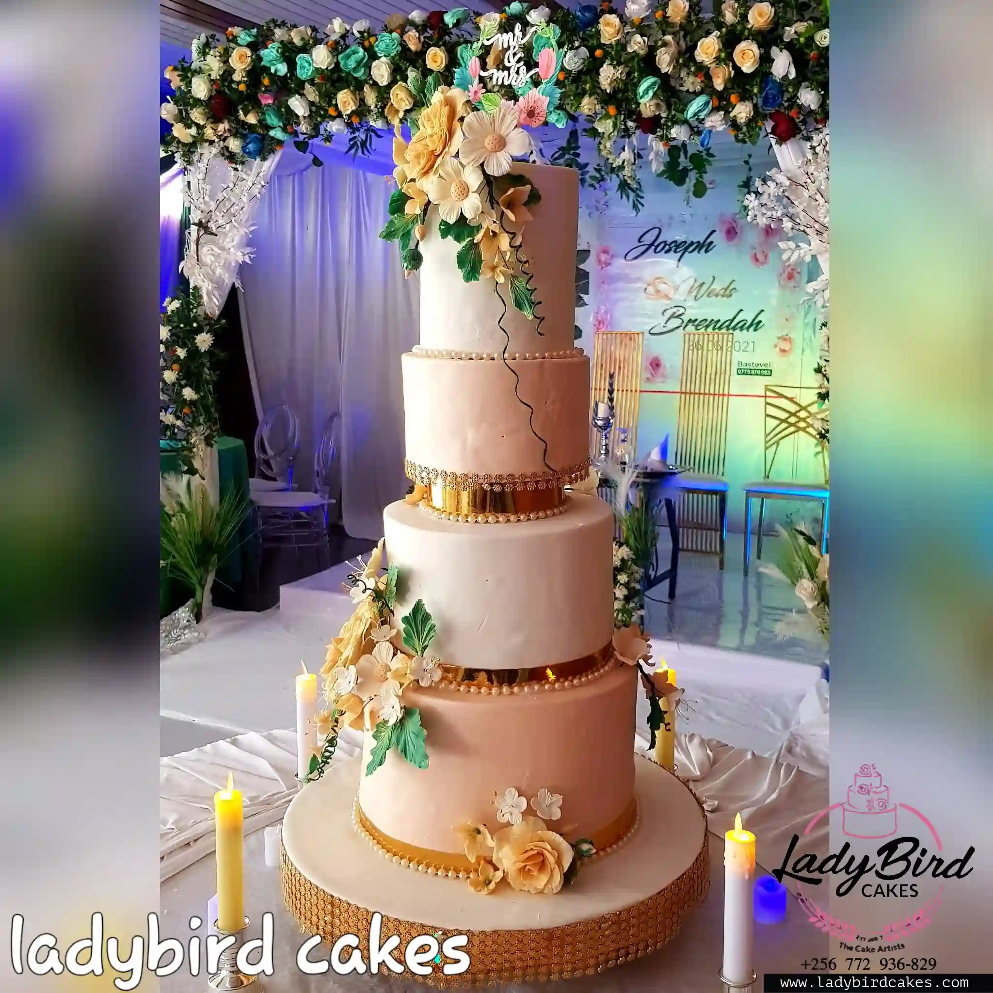 This is a custom cake of Ladybird Cakes Uganda