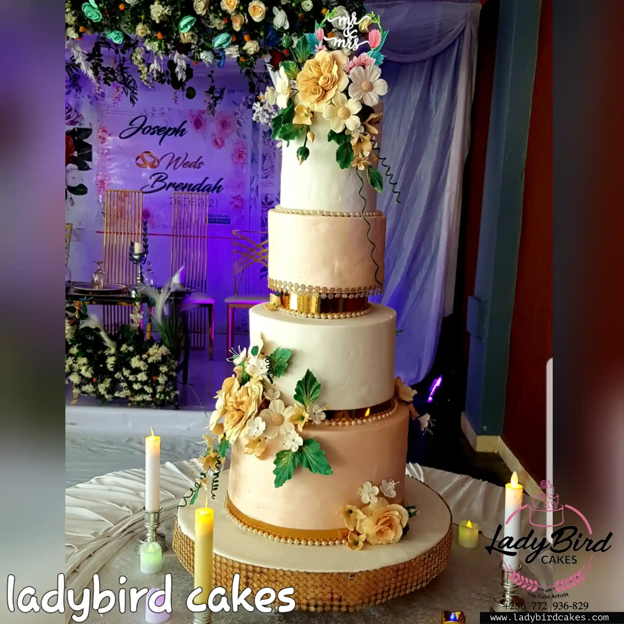 This is a custom cake of Ladybird Cakes Uganda