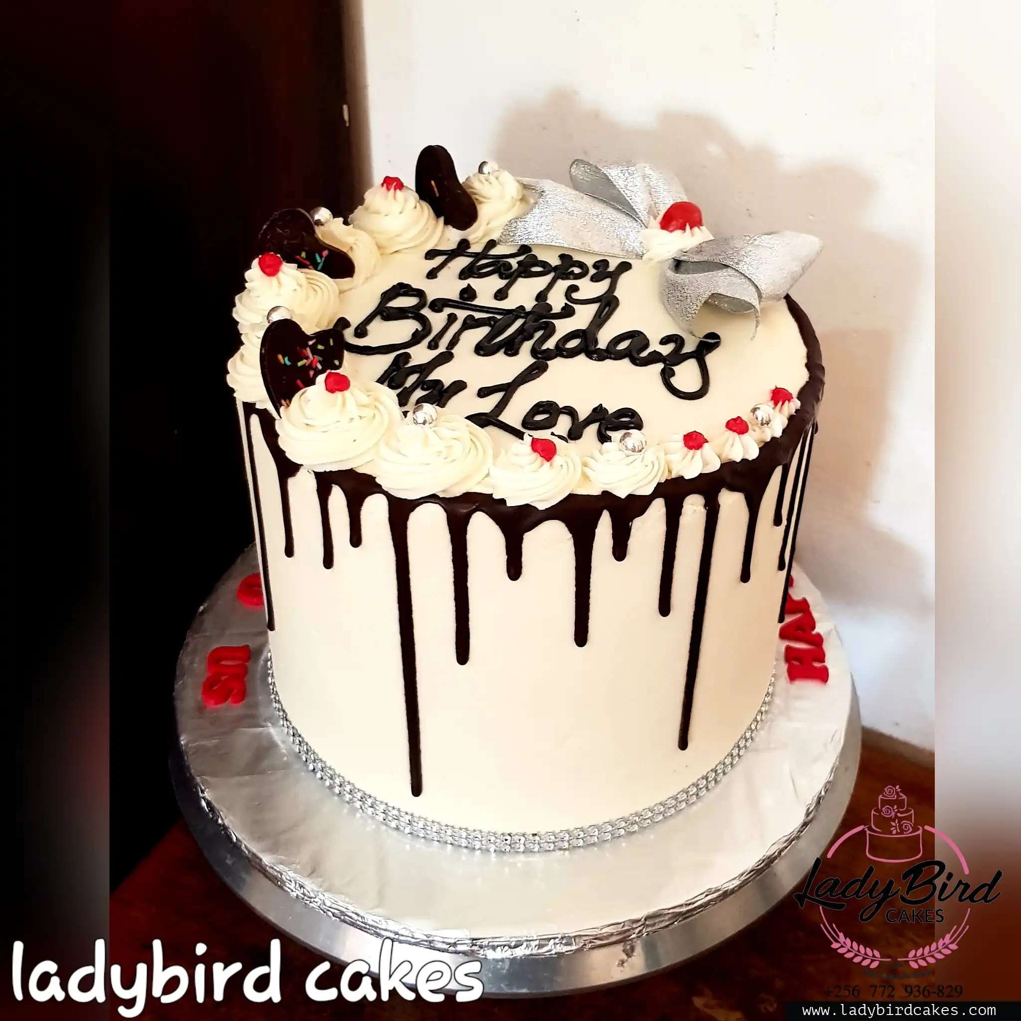 This is a custom cake of Ladybird Cakes Uganda