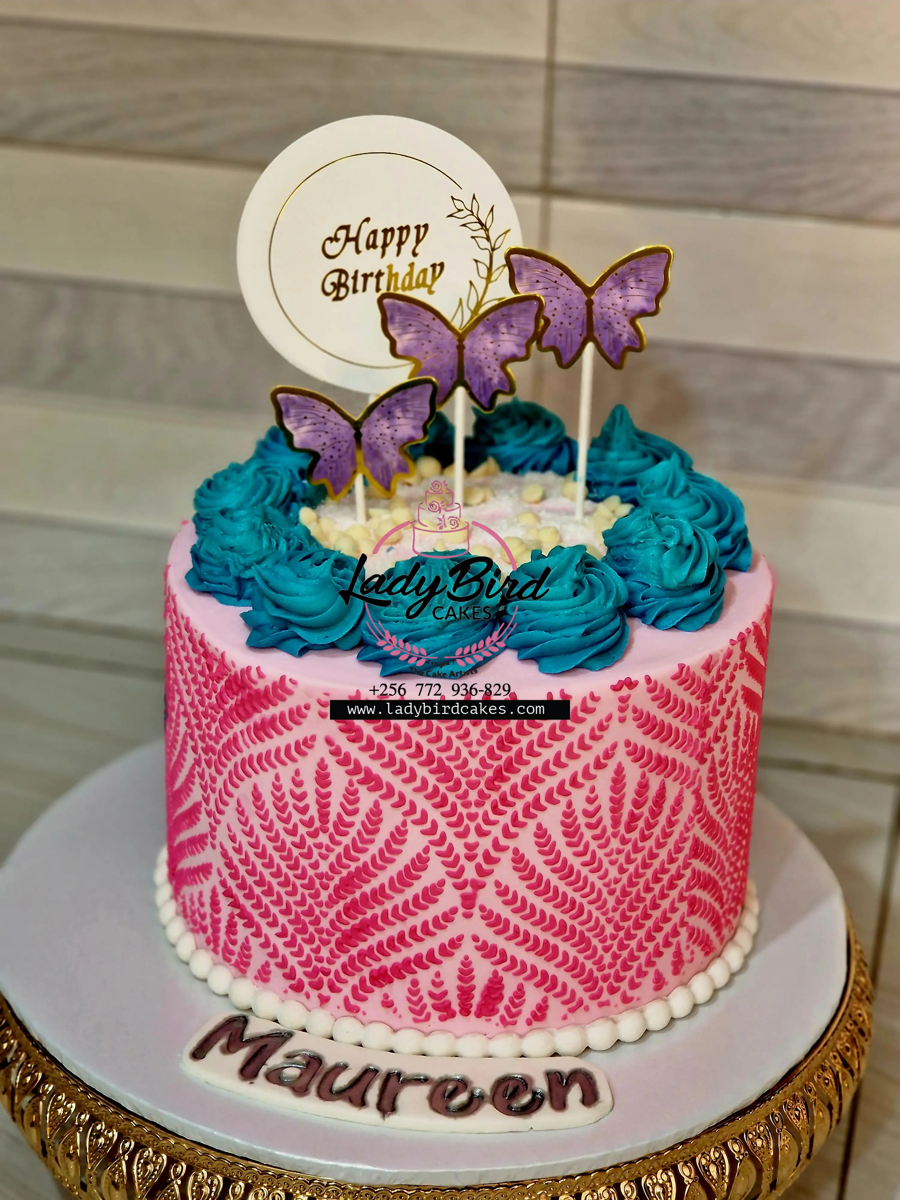 This is a custom cake of Ladybird Cakes Uganda