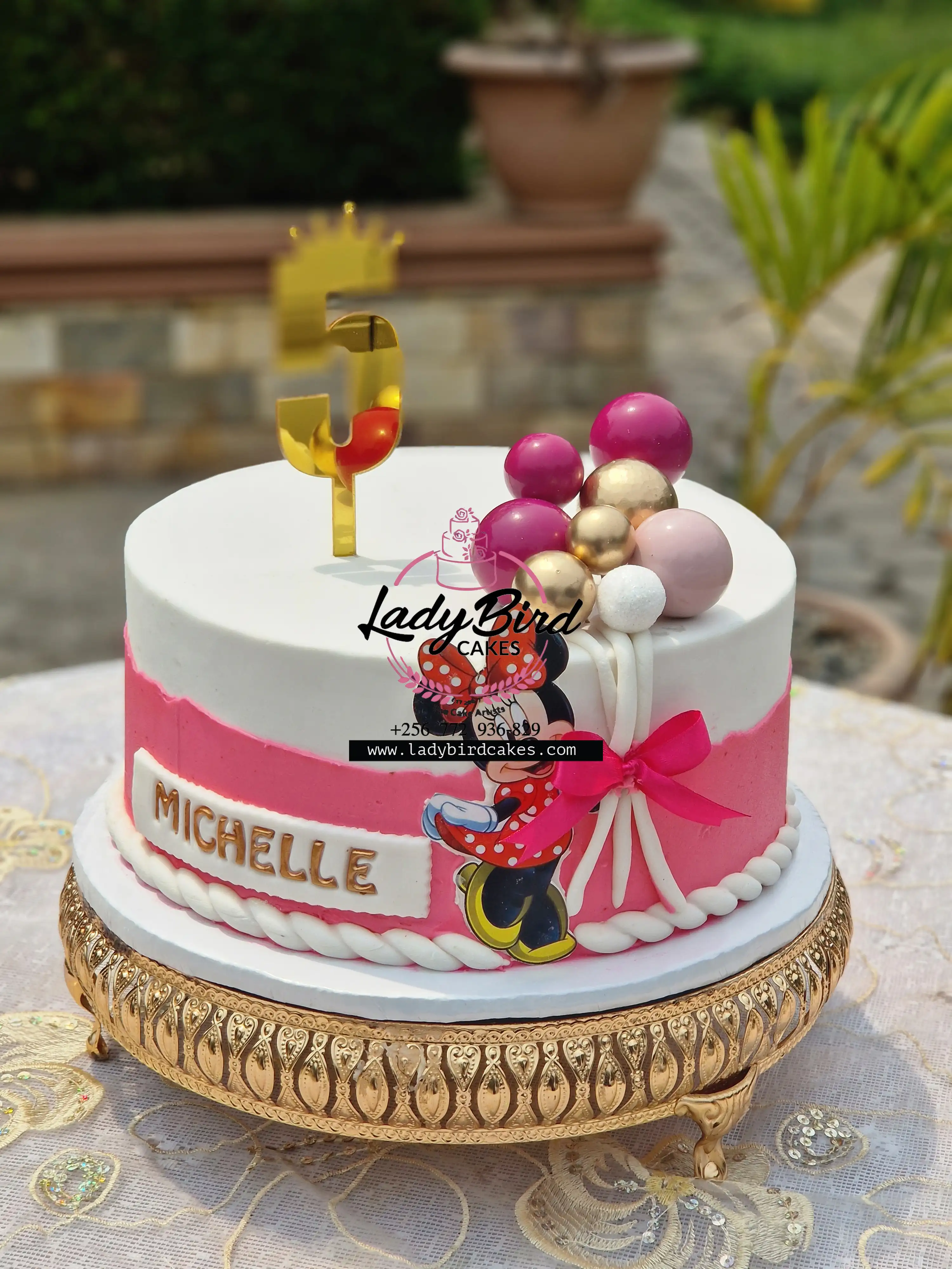 This is a custom cake of Ladybird Cakes Uganda