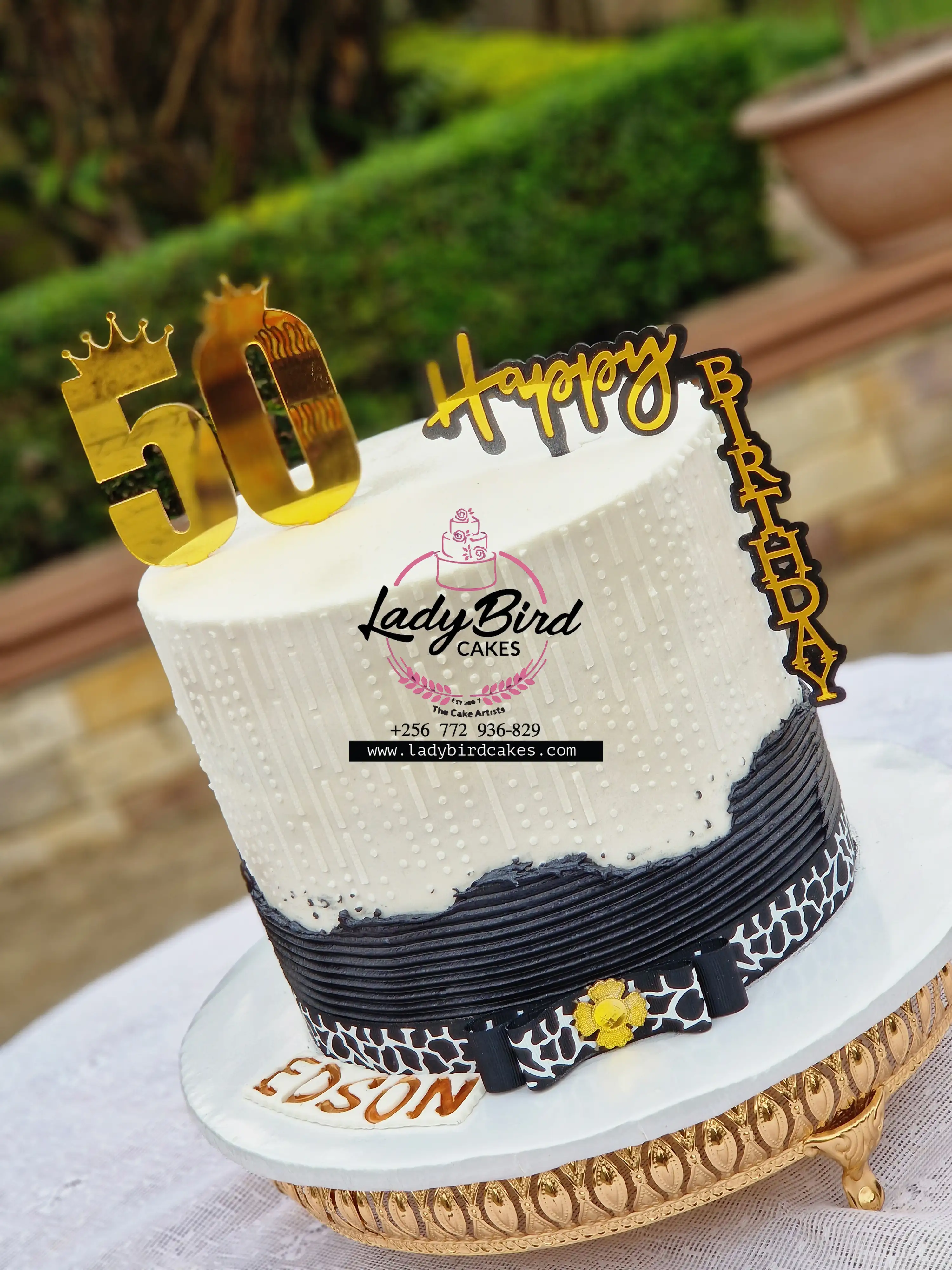 This is a custom cake of Ladybird Cakes Uganda