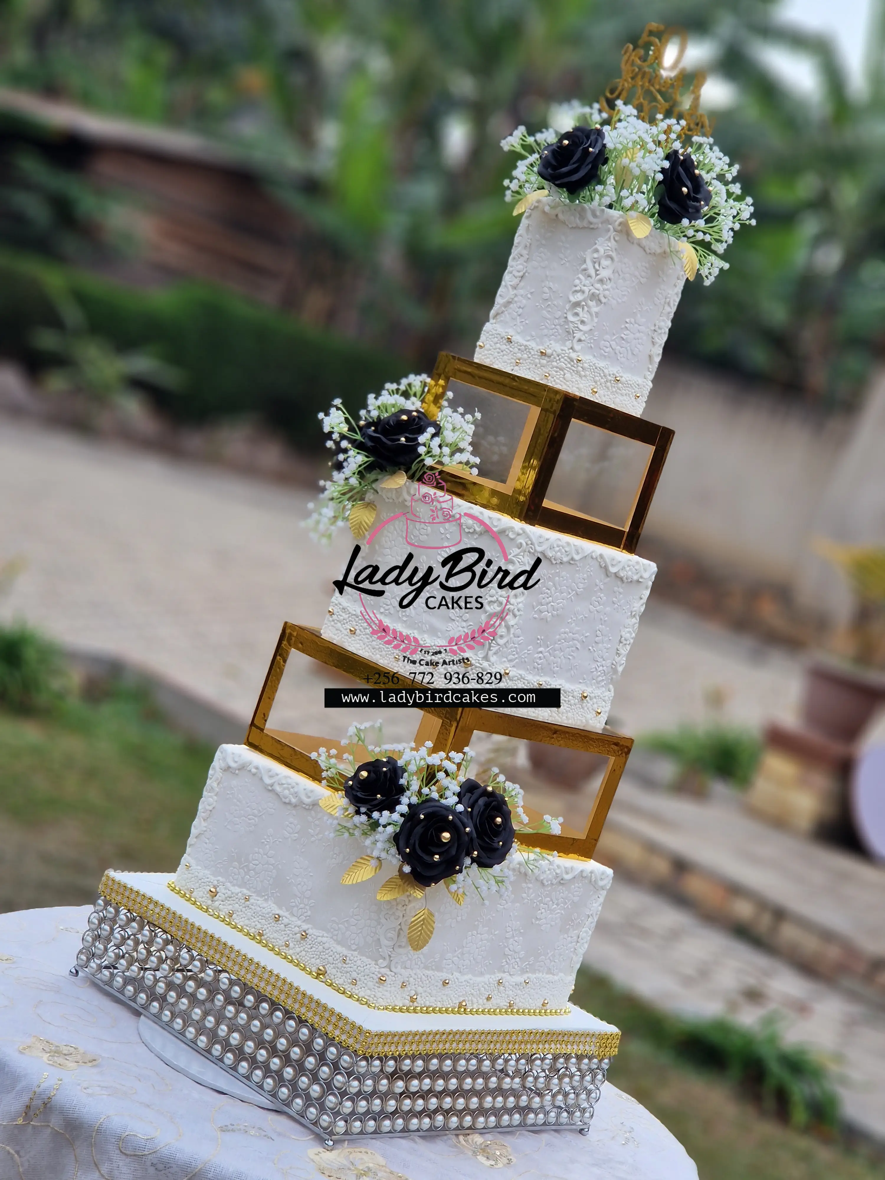 This is a custom cake of Ladybird Cakes Uganda