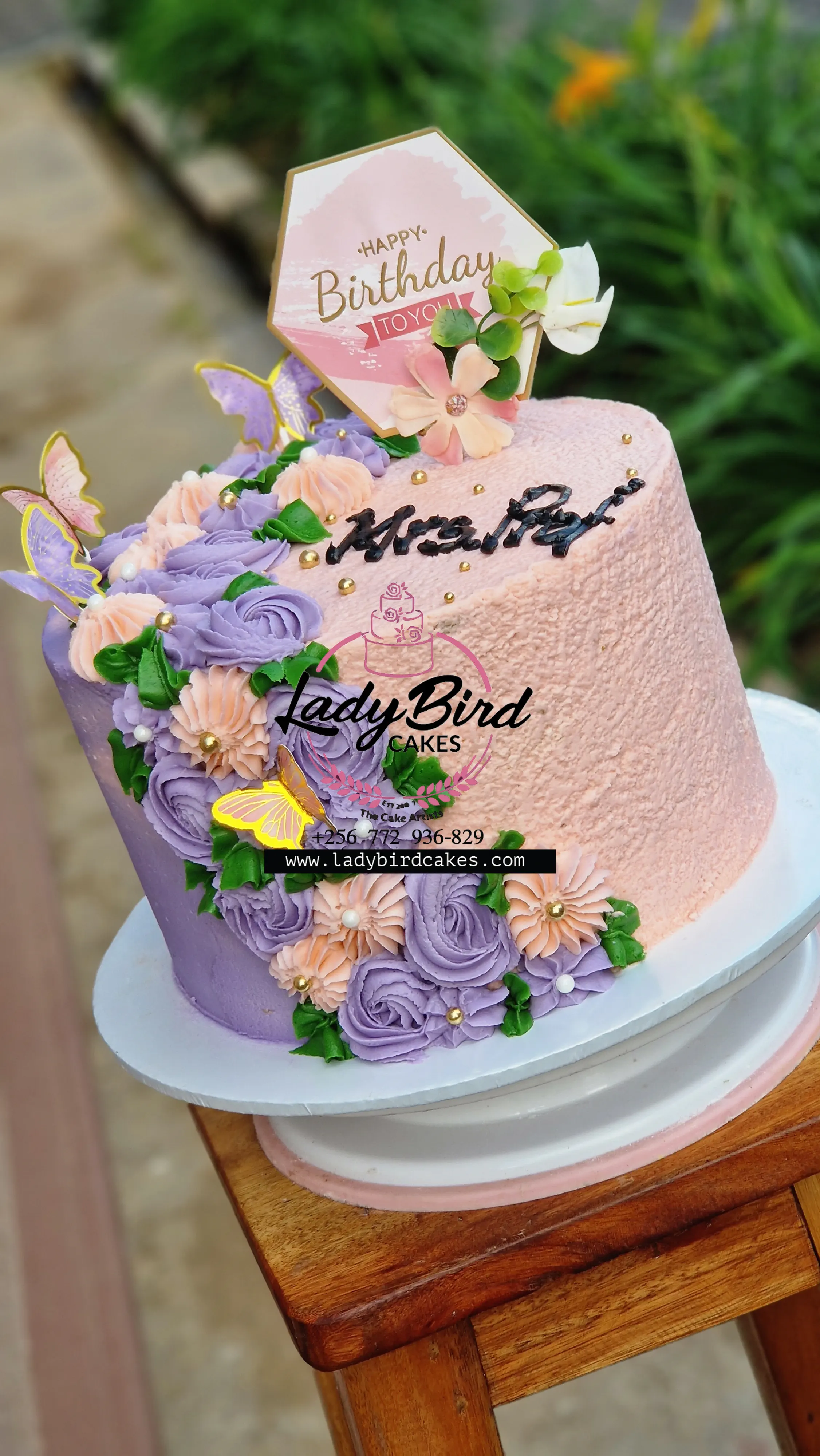 This is a custom cake of Ladybird Cakes Uganda