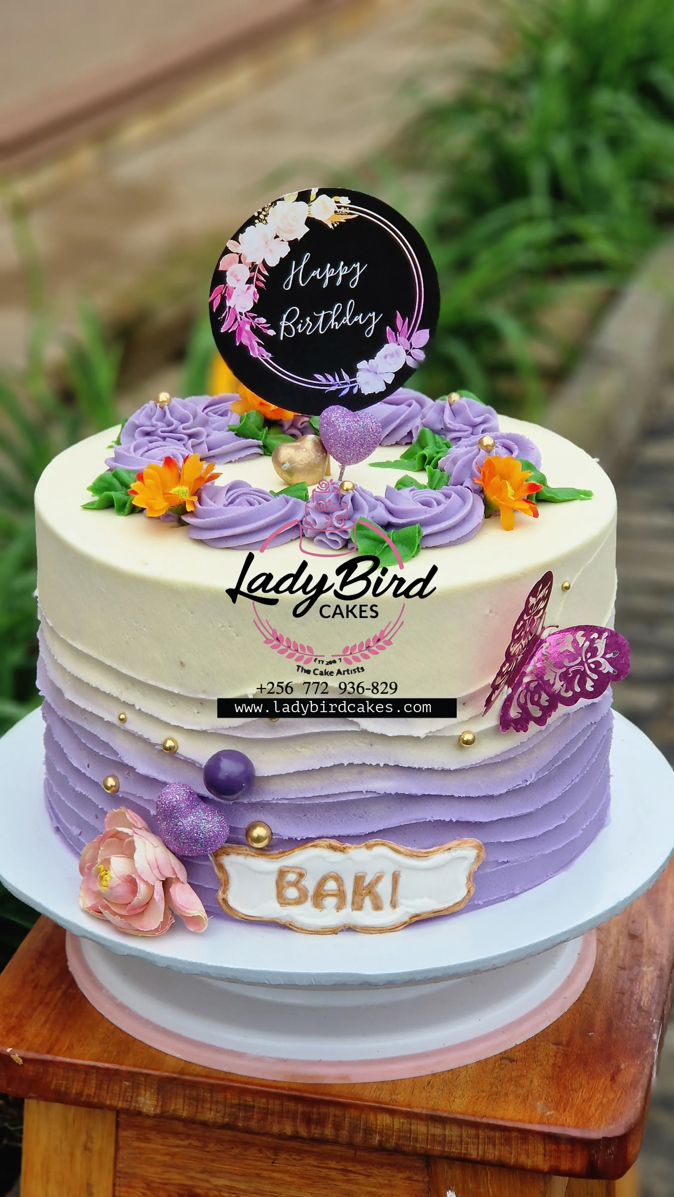 This is a custom cake of Ladybird Cakes Uganda