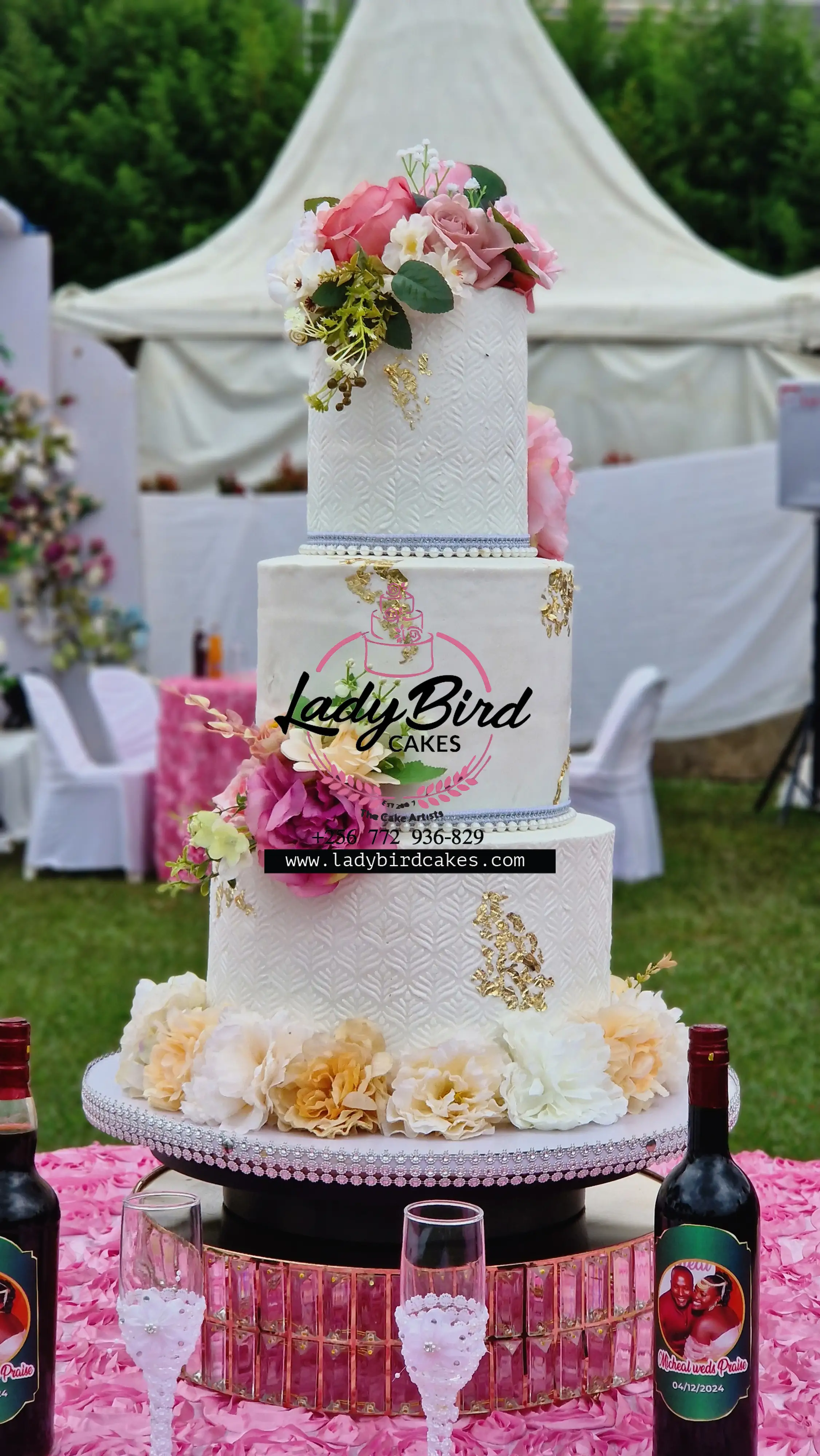 This is a custom cake of Ladybird Cakes Uganda