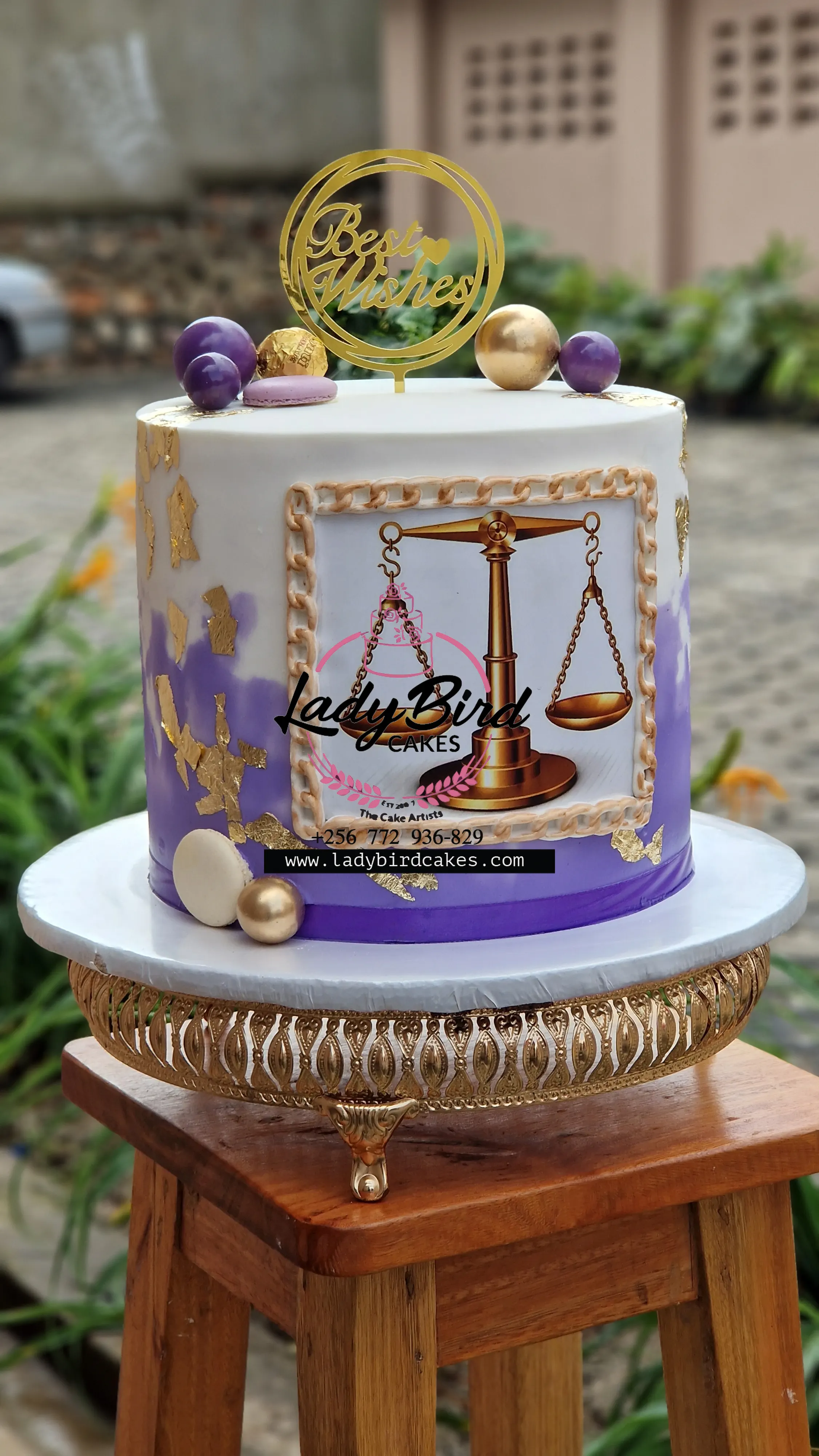 This is a custom cake of Ladybird Cakes Uganda