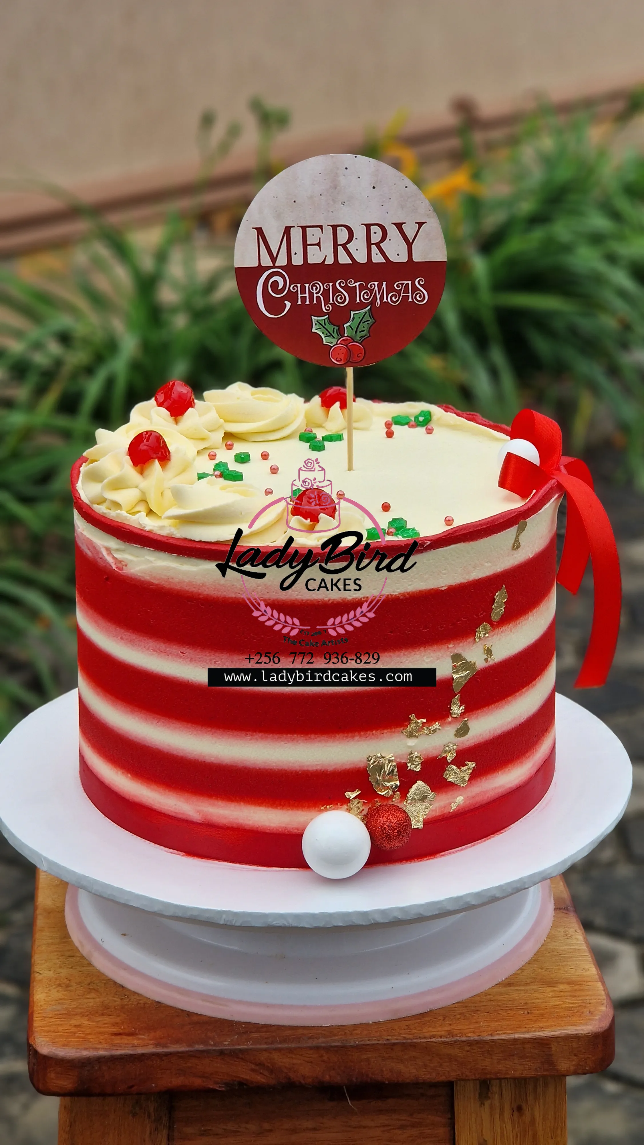 This is a custom cake of Ladybird Cakes Uganda