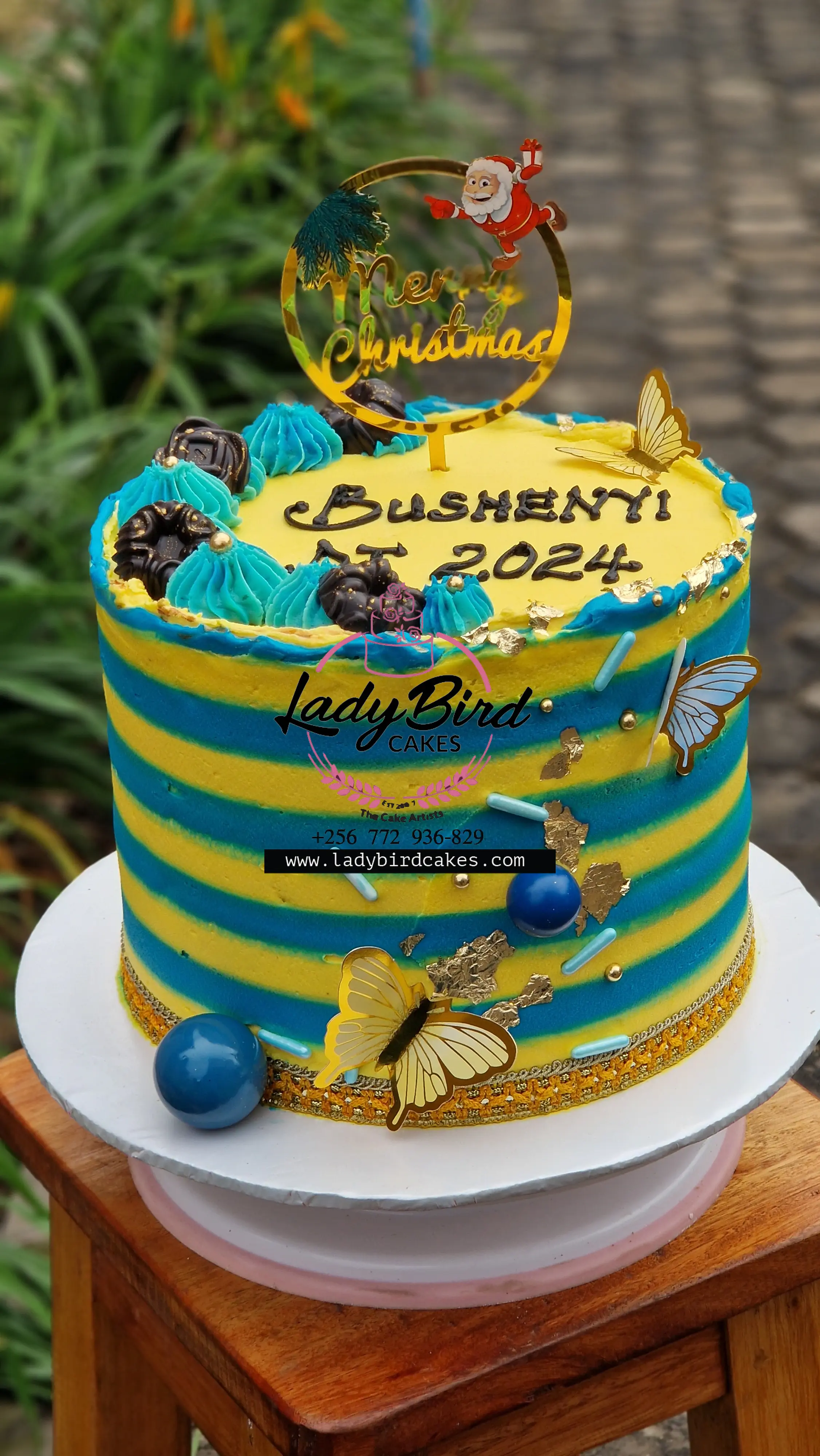 This is a custom cake of Ladybird Cakes Uganda