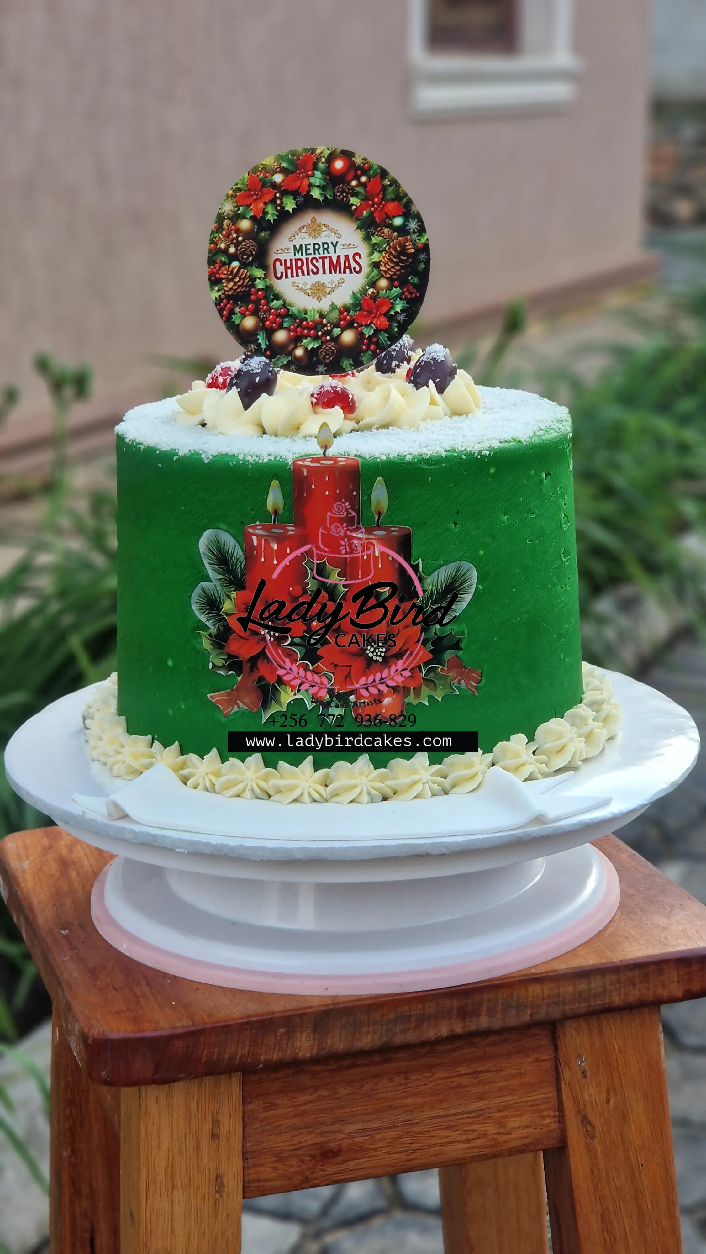 This is a custom cake of Ladybird Cakes Uganda