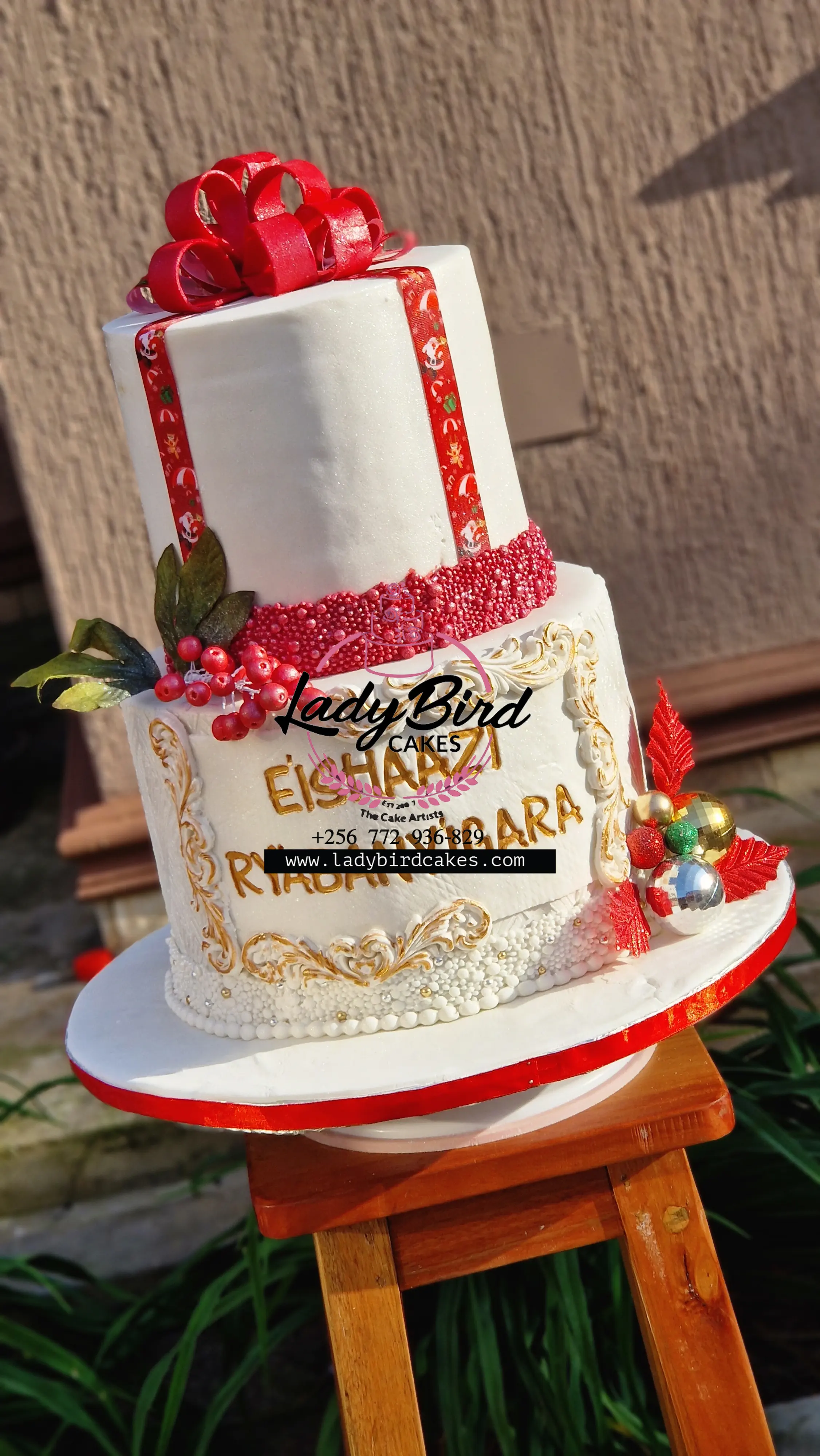 This is a custom cake of Ladybird Cakes Uganda