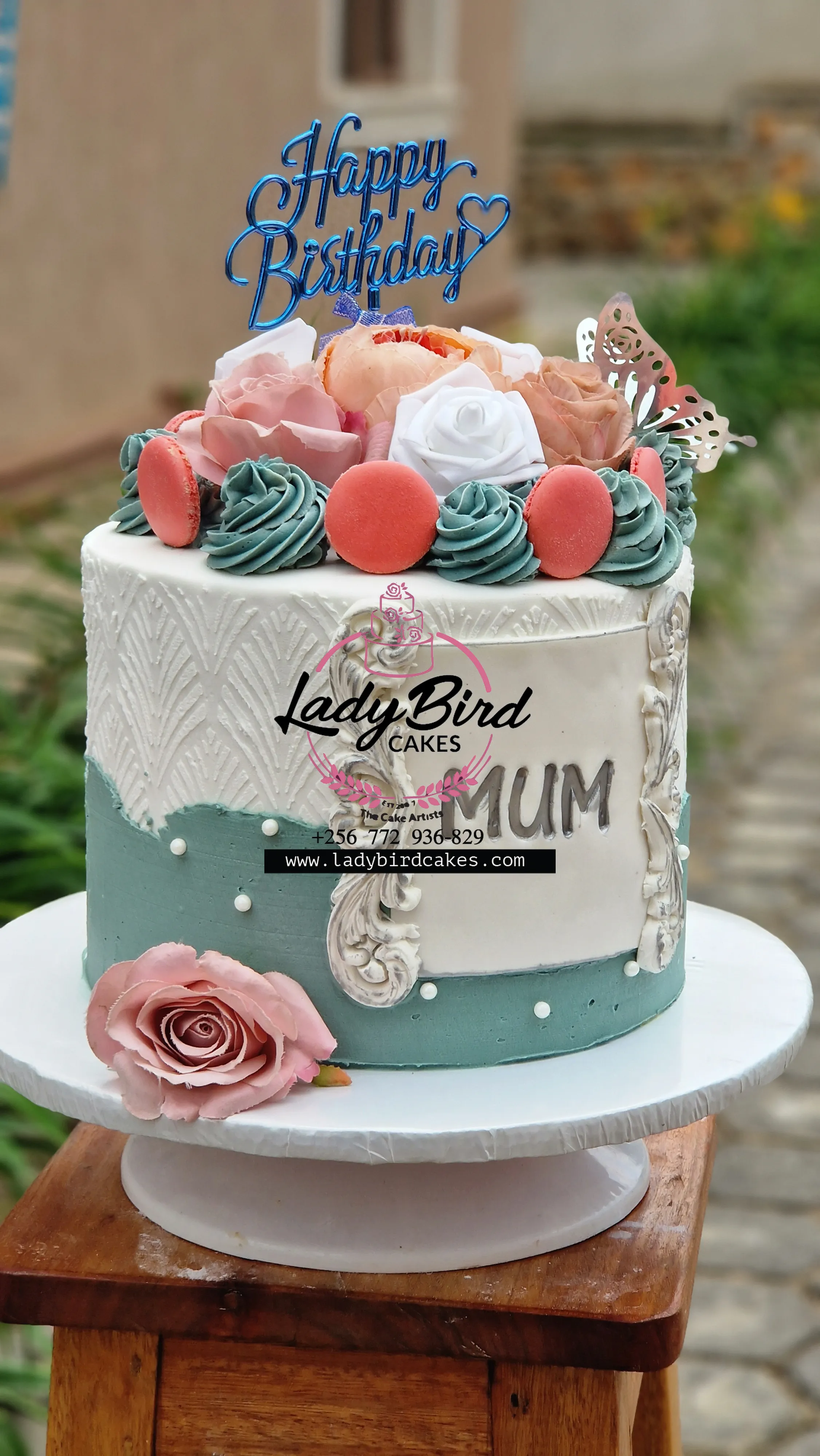 This is a custom cake of Ladybird Cakes Uganda