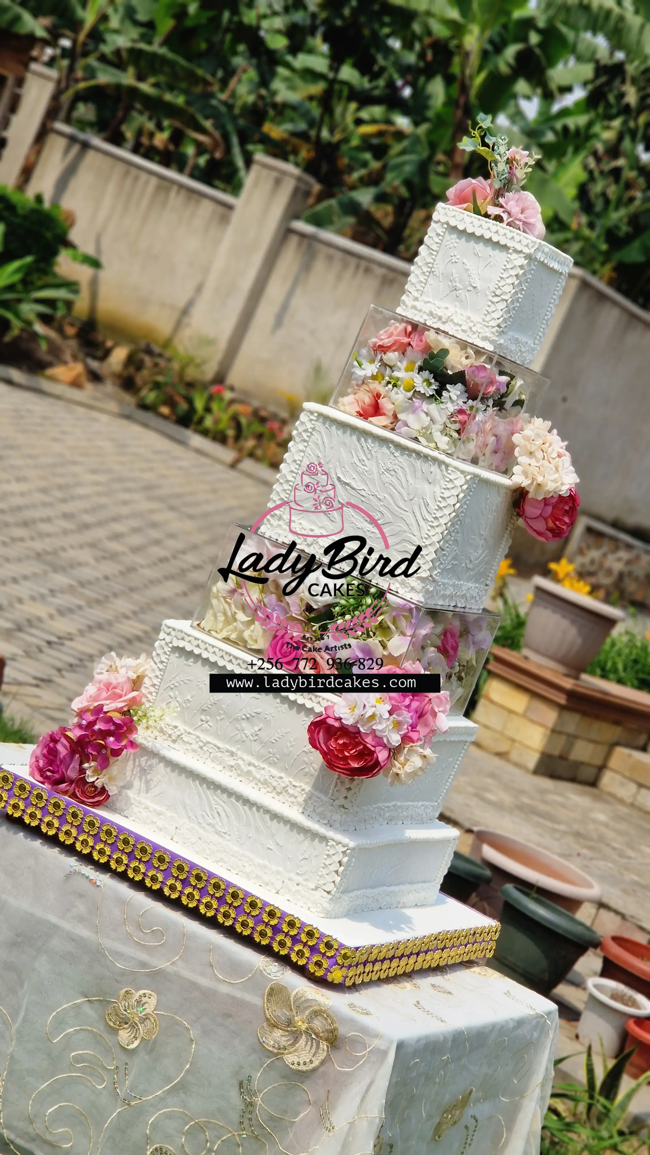 This is a custom cake of Ladybird Cakes Uganda